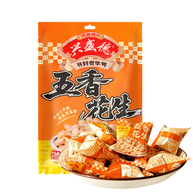 五香花生隨手包210克袋